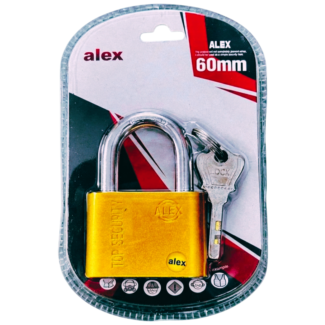 17 Khóa Alex Chìa Vuông Mạ Thau