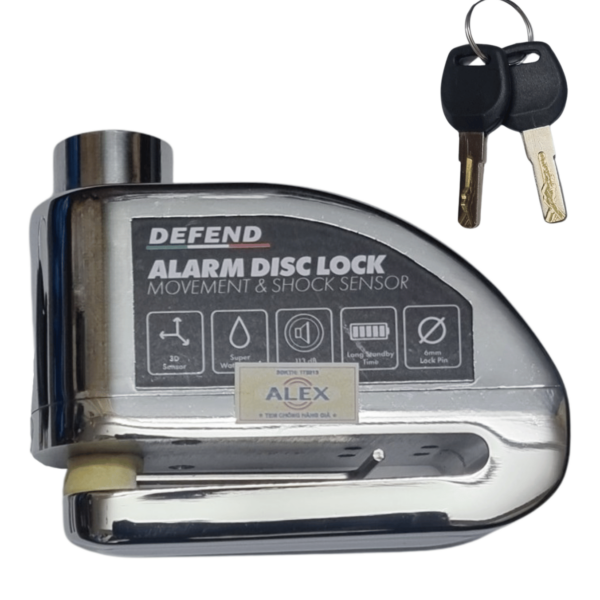 Khóa đĩa báo động 8303 Trắng Xịn