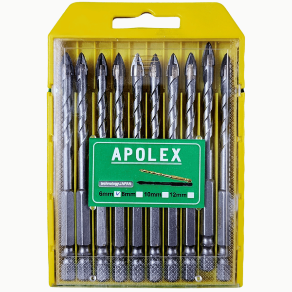 Mũi Khoan Bê Tông Đa Năng 4 Cạnh Xịn Apolex